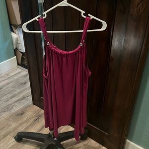 Flowing dressy tank top